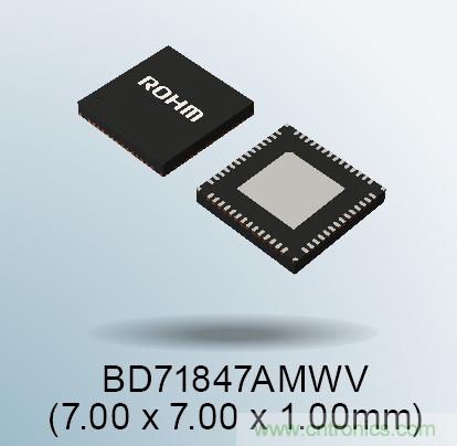 ROHM推出适用于NXP应用处理器“i.MX 8M Mini系列”的PMIC--BD71847AMWV