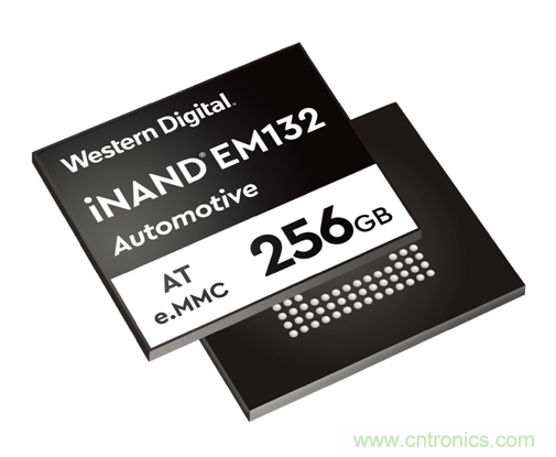 西部数据新款TM iNANDTM AT EM132 嵌入式闪存盘，满足车联网日益增长的数据需求
