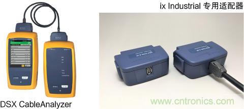 福禄克开售支持以太网的小型连接器ix Industrial专用适配器