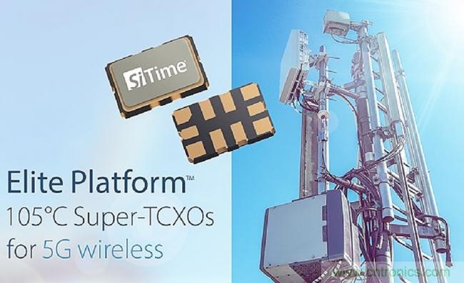 SiTime面向全球无线网络交付用于5G 无线电同步的温度补偿型振荡器 SiTime面向全球无线网络交付用于5G 无线电同步的温度补偿型振荡器