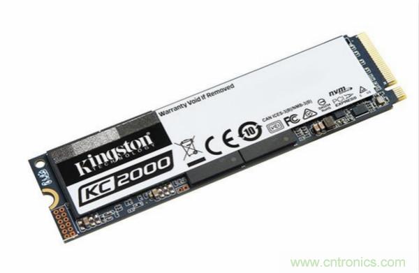 金士顿推出新一代M.2 NVMe PCIe SSD KC2000，AES 256位加密