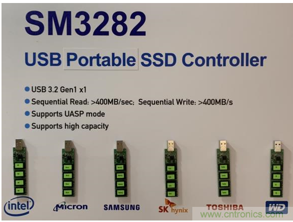 慧荣科技推出单芯片高性价比可携式SSD硬盘主控芯片