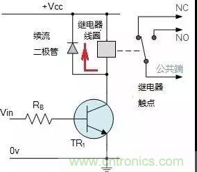 继电器为何要并联二极管