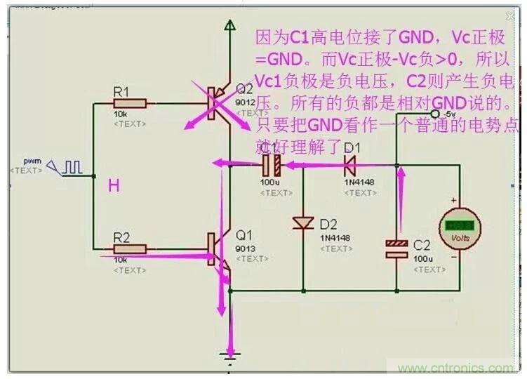 负压是怎么产生的？附电路详细分析