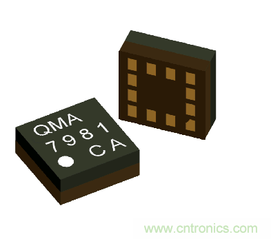 矽睿科技推出三轴加速度计QMA7981,集成多项智能体感算法