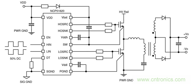 氮化镓功率晶体管需要匹配合适的门极驱动器