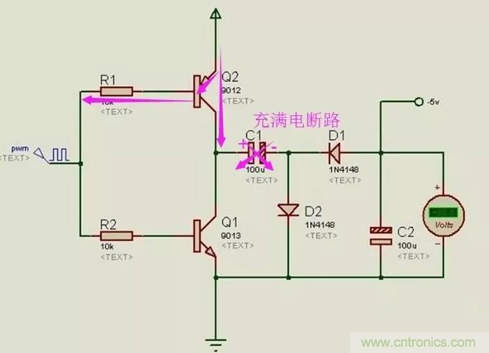 如何利用MCU的PWM产生负电压