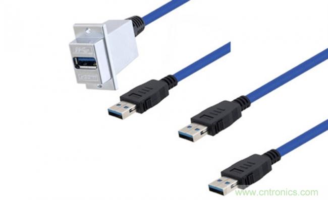 L-com推出自锁型USB 3.0线缆新产品，解决强振动应用需求
