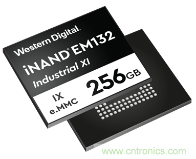 西部数据推出iNAND IX EM132嵌入式闪存盘，适用于工业级人工智能、机器学习和物联网应用