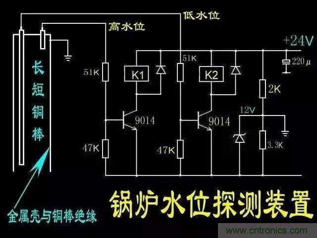 老电工总结:36种自动控制原理图 老电工总结:36种自动控制原理图