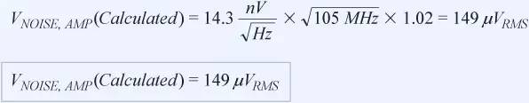 信号链中放大器噪声对总噪声有多少贡献？