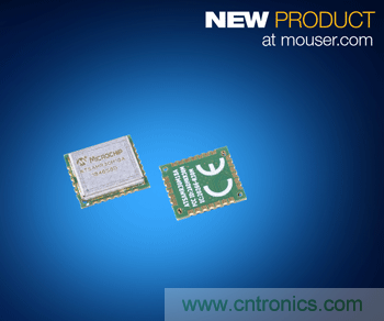 贸泽开售用于超低功耗WPAN 设计的Microchip SAM R30 Sub-GHz模块