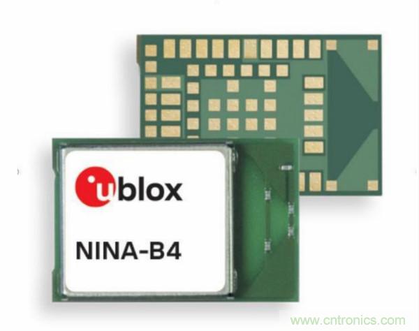 u-blox发布全新NINA-B4低功耗蓝牙模块