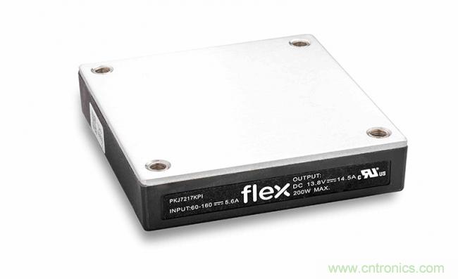 Flex电源模块推出面向铁路车辆的电源模块