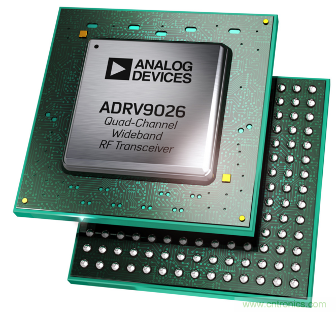 ADI推出全新宽带RF收发器，简化系统设计并降低成本