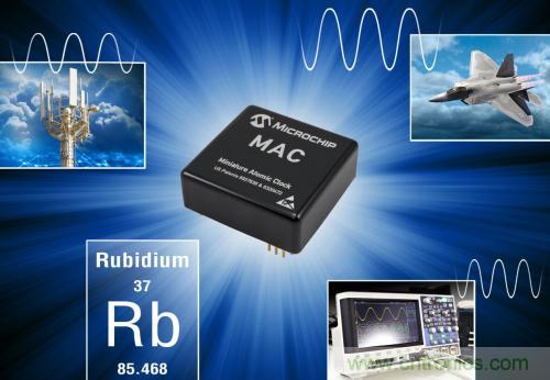 Microchip推出下一代微型铷原子钟