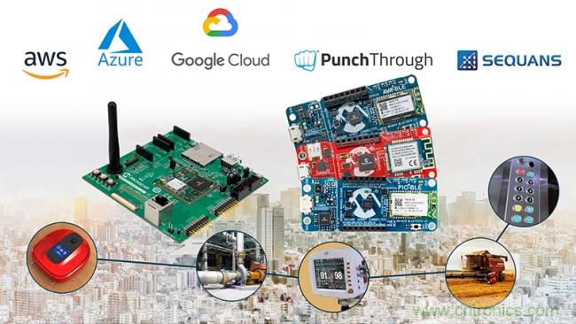 Microchip推出一系列用于快速原型设计的嵌入式物联网解决方案