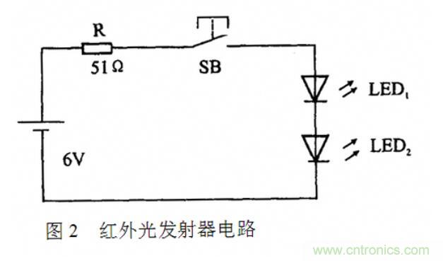 红外接收二极管制作遥控检测电路