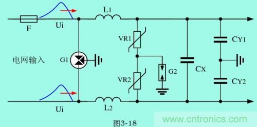 分析电子设备雷击浪涌抗扰