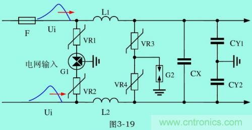 分析电子设备雷击浪涌抗扰