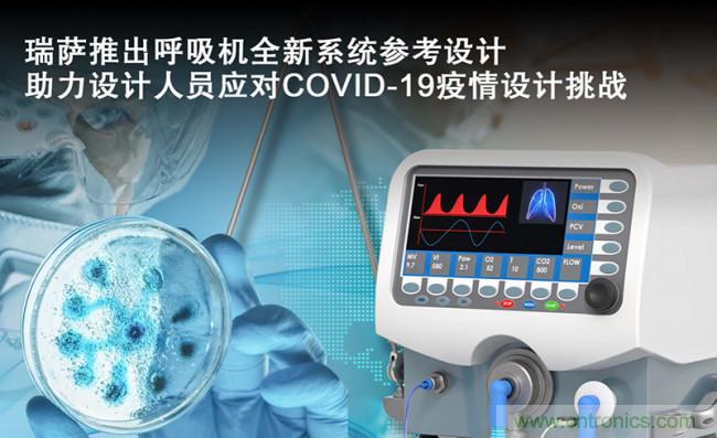 瑞萨电子推出开源呼吸机系统参考设计，抗击COVID-19疫情