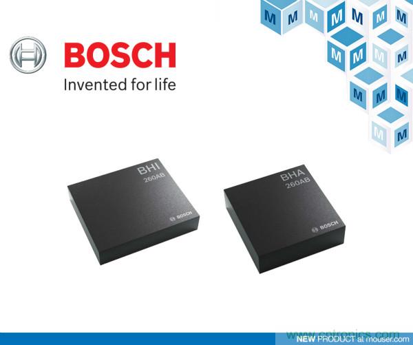 贸泽开售Bosch Sensortec BHI260AB和BHA260AB智能传感器