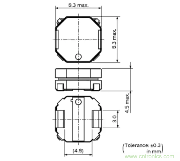 Murata Electronics DEM绕线铁氧体电感器