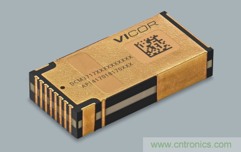 Vicor面向数据中心、汽车和工业市场推出最新稳压转换器DCM3717