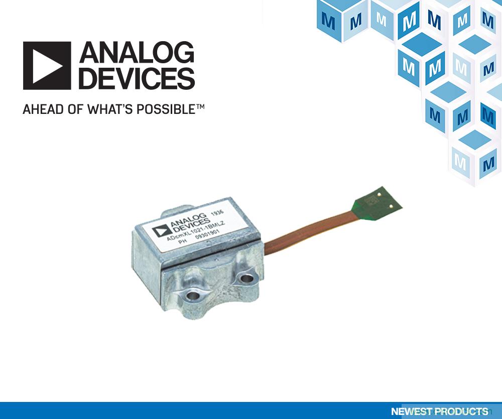 贸泽备货适用于工业系统的ADI ADcmXL1021-1振动传感器