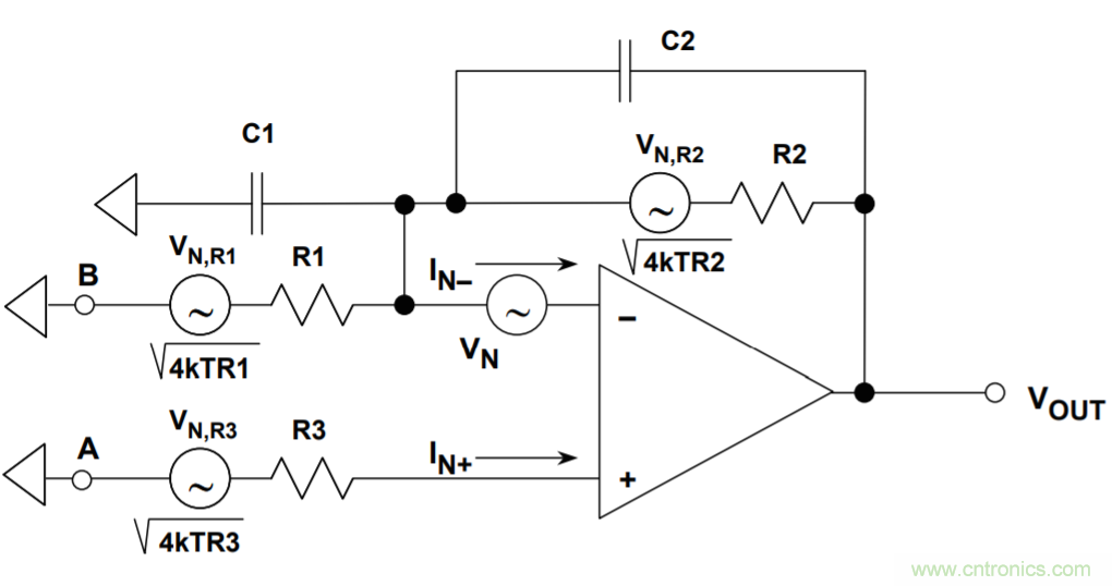 二阶系统的运算放大器总输出噪声计算