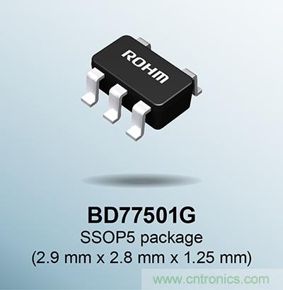 ROHM推出不会因负载电容发生振荡的高速运算放大器BD77501G