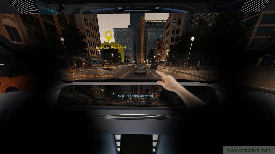 欧司朗超紧凑型红外LED 成就汽车内部手势控制