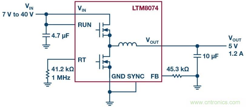 采用BGA封装的低EMI μModule稳压器有助于简化设计