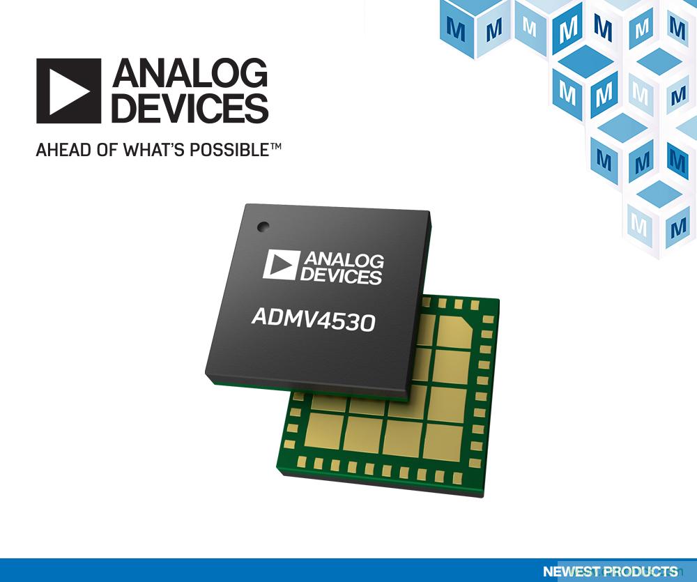 贸泽开售Analog Devices ADMV4530 Ka频段上变频器