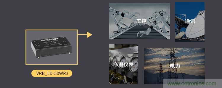 金升阳推出新一代高可靠DC/DC电源模块VRB_LD-50WR3系列