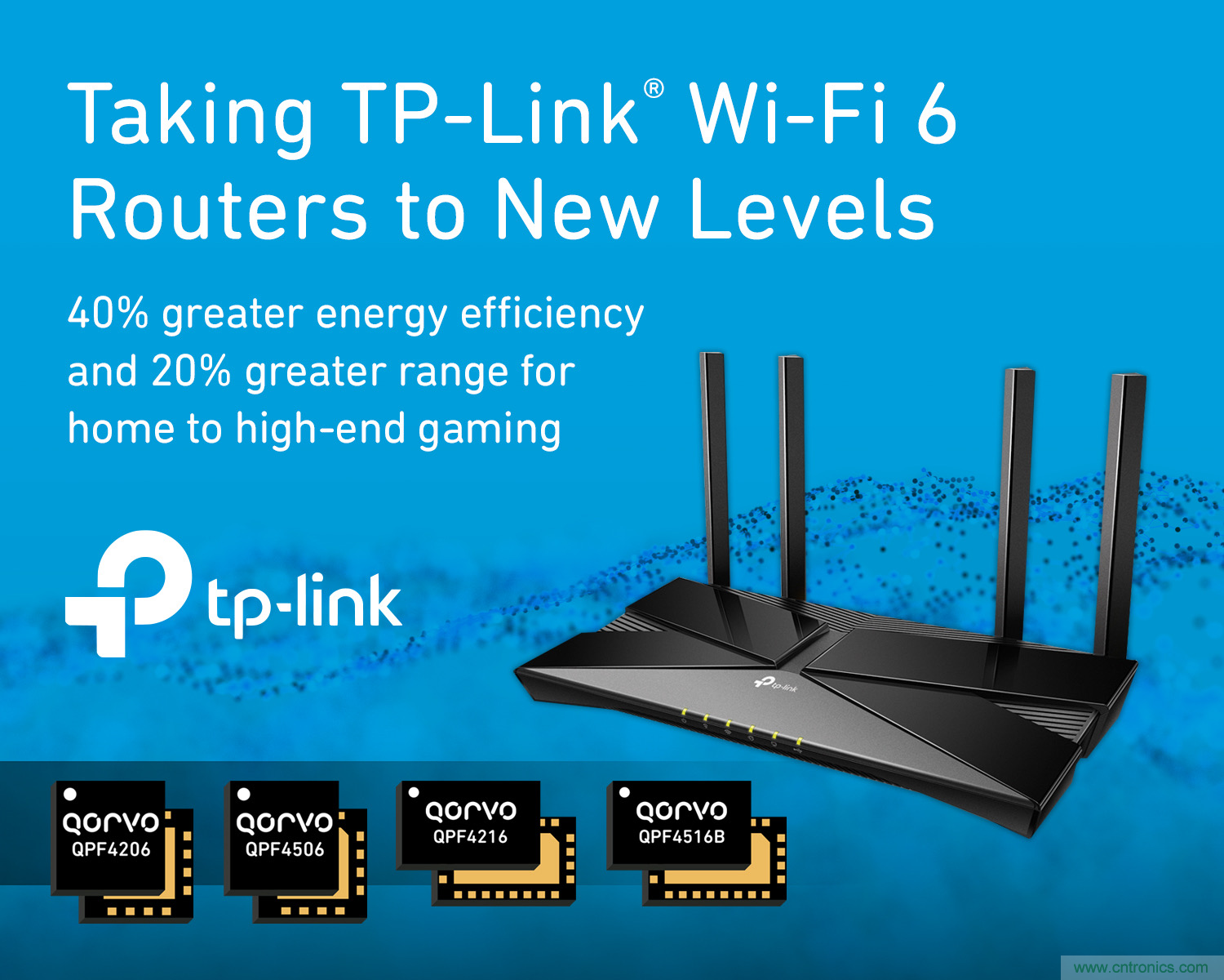 Qorvo将TP-Link® Wi-Fi 6路由器性能提升至全新水平