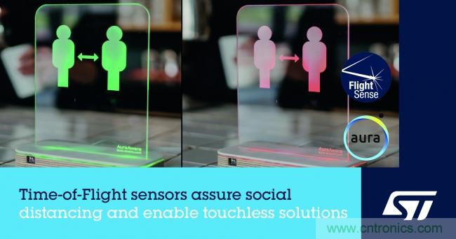 ST FlightSense飞行时间接近及检测传感器,助力社交距离感知应用创新