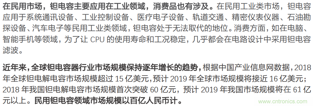 钽电容缺货涨价？产业现状如何？