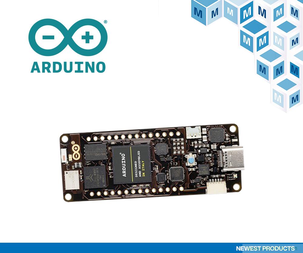 贸泽开售面向专业创客与工业市场的强大Arduino Portenta H7开发板