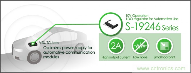 ABLIC推出用于汽车的S-19246系列LDO稳压器
