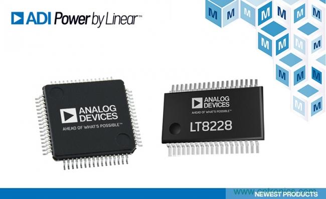 贸泽开售Analog Devices LT8228与LTC7871升降压控制器