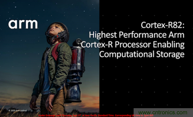 Arm发布首款64位实时处理器Cortex-R82