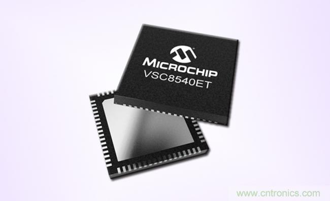 Microchip推出用于航空航天和军事地面的以太网PHY收发器