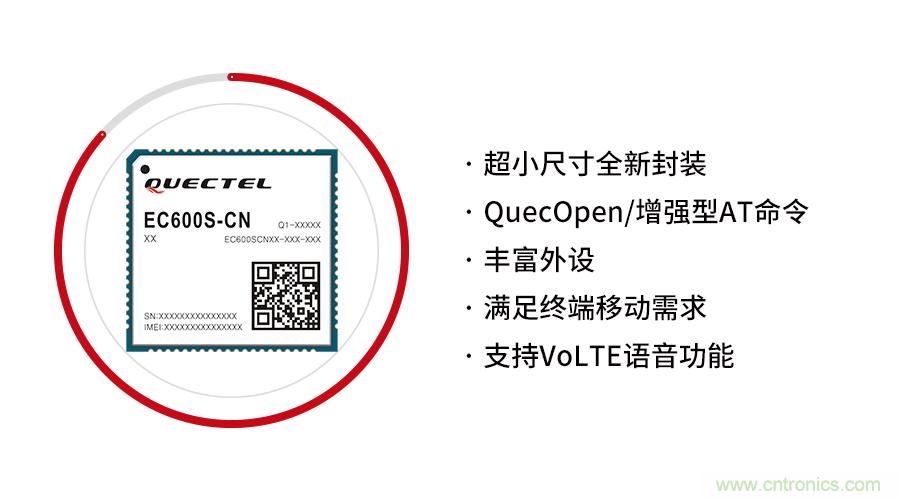 移远通信推出更小尺寸、更具性价比的LTE Cat 1模组EC600S