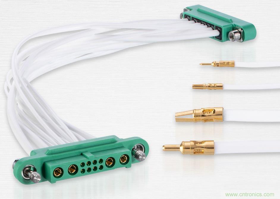 Harwin 现在可提供电缆组件以支持 Gecko-MT 混合技术连接器