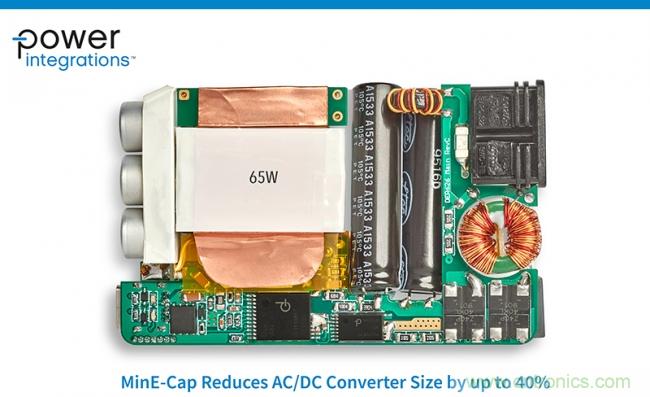 PI 推出适用于高功率密度、通用输入AC-DC变换器的MinE-CAP IC