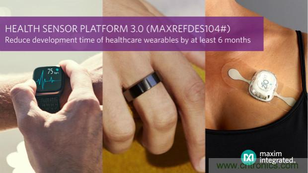 Maxim发布新版健康传感器平台，将可穿戴医疗健康设备开发时间缩短6个月