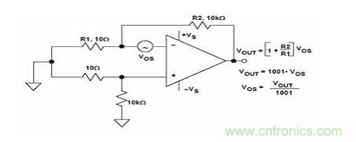 如何计算运放的输入失调电压和输入失调电流？