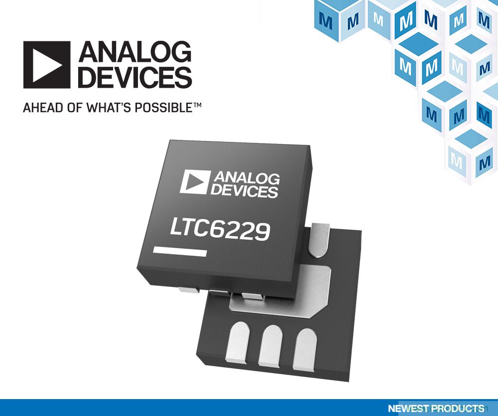 贸泽开售Analog Devices LTC6228和LTC6229运算放大器