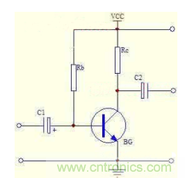 三极管偏置电路：电压负反馈偏置电路